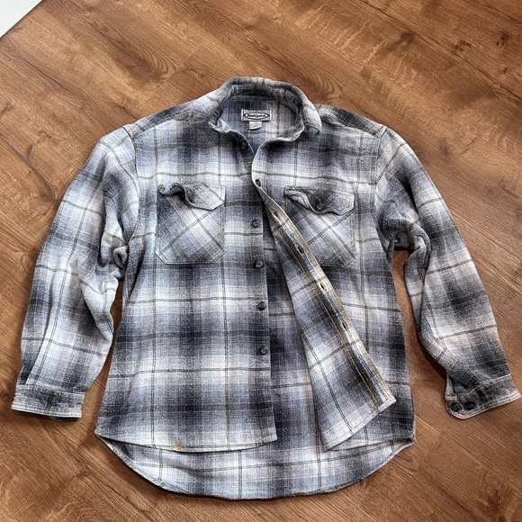 Vintage 90s Dual Control Heavyweight Flannel Men’s Shirt - Size medium - Picture 4 of 5